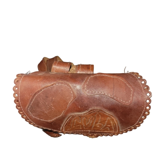 Rustic Handmade Leather Backpack - Picture 6 of 13